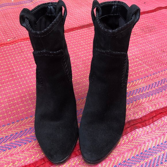 Karl Lagerfeld Suede Booties Size 7.5 - Picture 4 of 16
